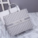 1:1 Replica Christian Dior Large Dior Book Tote Gray, For Women, Women’s Handbags 16.5in/42cm CD M1286ZRIW_M932
