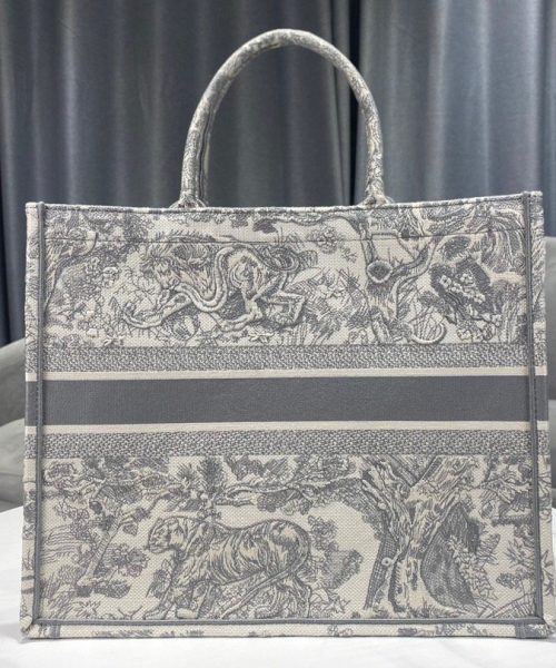 1:1 Replica Christian Dior Large Dior Book Tote Gray Multicolor, For Women, Women’s Handbags 16.5in/42cm CD