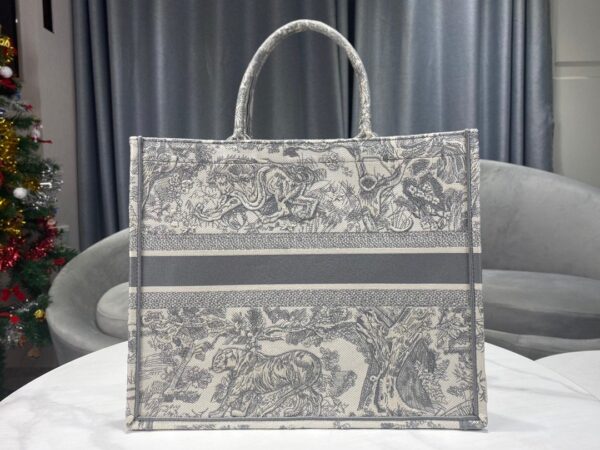 1:1 Replica Christian Dior Large Dior Book Tote Gray Multicolor, For Women, Women’s Handbags 16.5in/42cm CD