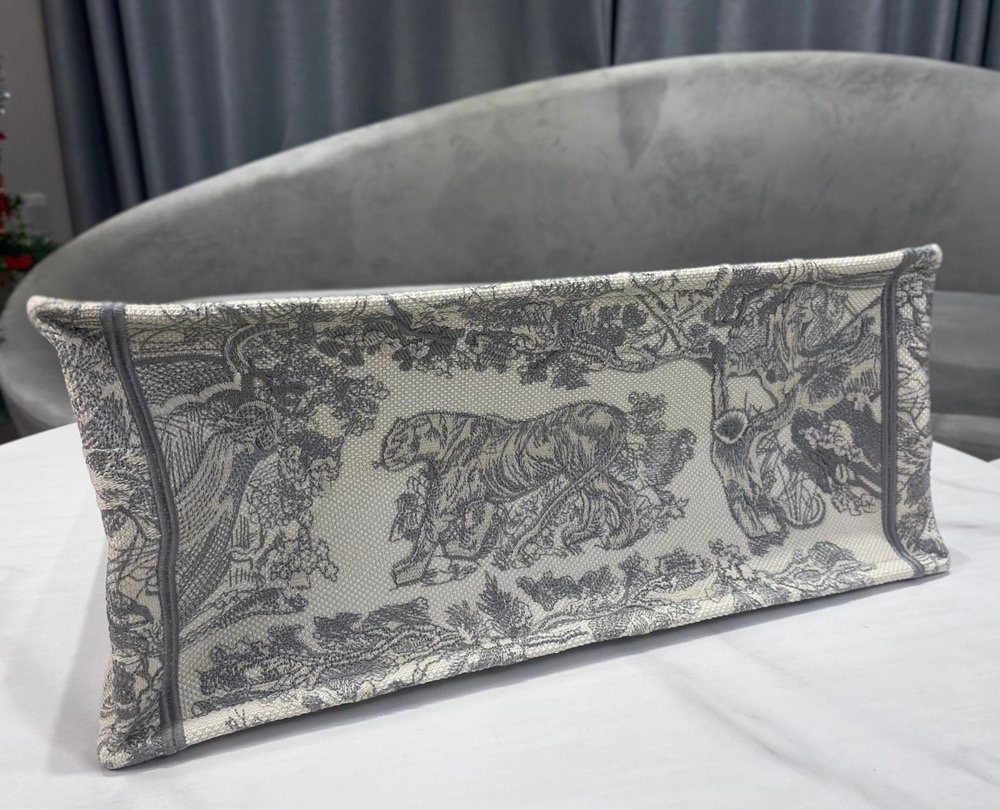 1:1 Replica Christian Dior Large Dior Book Tote Gray Multicolor, For Women, Women’s Handbags 16.5in/42cm CD