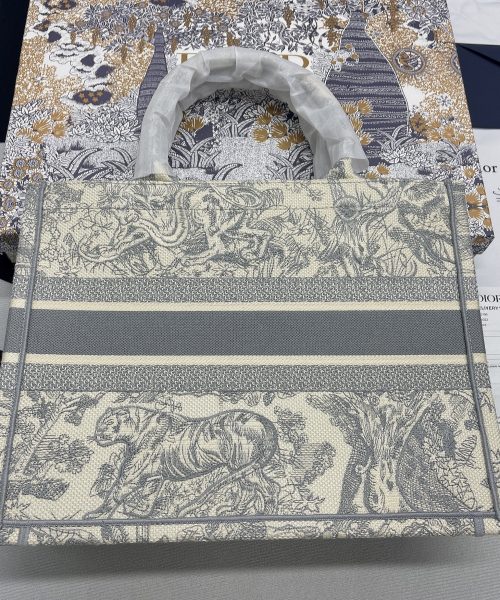 1:1 Replica Christian Dior Large Dior Book Tote Gray Multicolor, For Women, Women’s Handbags 16.5in/42cm CD