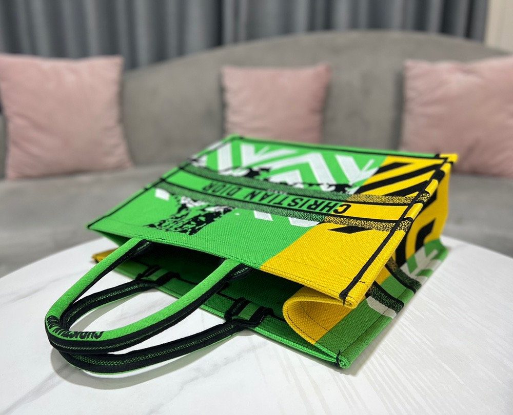 1:1 Replica Christian Dior Large Dior Book Tote Green, For Women, Women’s Handbags 16.5in/42cm CD