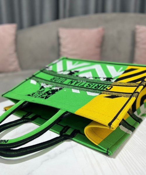 1:1 Replica Christian Dior Large Dior Book Tote Green, For Women, Women’s Handbags 16.5in/42cm CD