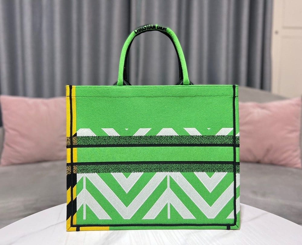 1:1 Replica Christian Dior Large Dior Book Tote Green, For Women, Women’s Handbags 16.5in/42cm CD