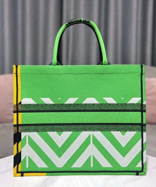 1:1 Replica Christian Dior Large Dior Book Tote Green, For Women, Women’s Handbags 16.5in/42cm CD