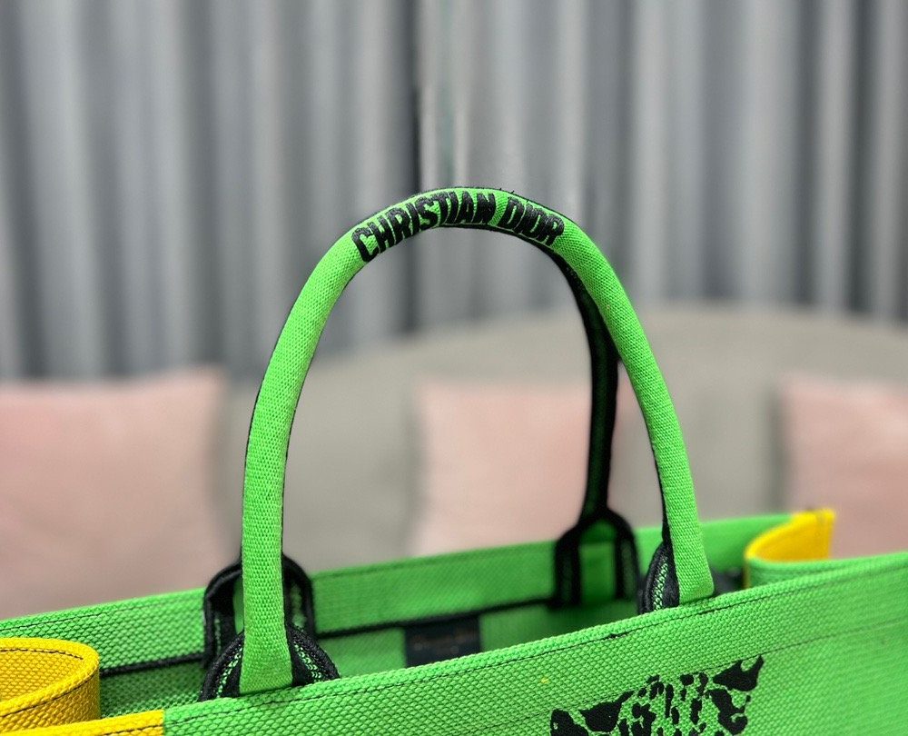 1:1 Replica Christian Dior Large Dior Book Tote Green, For Women, Women’s Handbags 16.5in/42cm CD