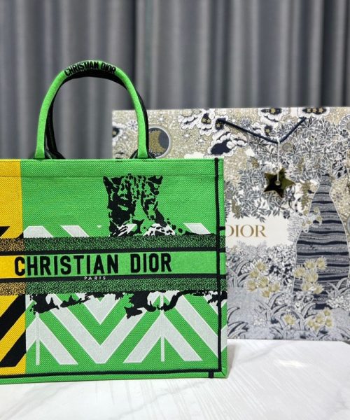 1:1 Replica Christian Dior Large Dior Book Tote Green, For Women, Women’s Handbags 16.5in/42cm CD