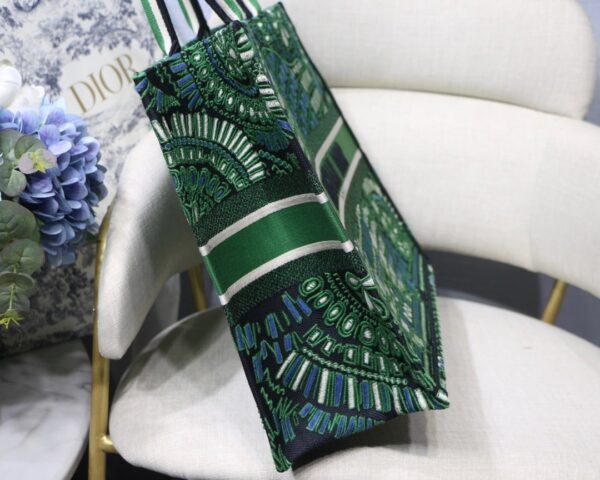 1:1 Replica Christian Dior Large Dior Book Tote Green Multicolor, For Women, Women’s Handbags 16.5in/42cm CD