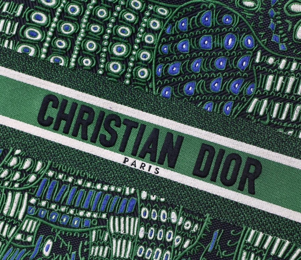1:1 Replica Christian Dior Large Dior Book Tote Green Multicolor, For Women, Women’s Handbags 16.5in/42cm CD