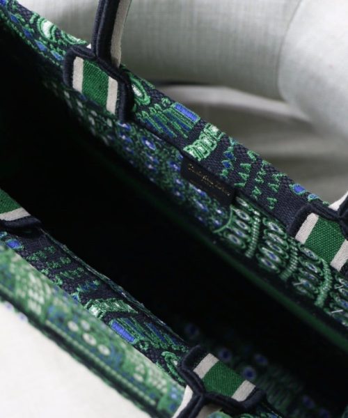 1:1 Replica Christian Dior Large Dior Book Tote Green Multicolor, For Women, Women’s Handbags 16.5in/42cm CD
