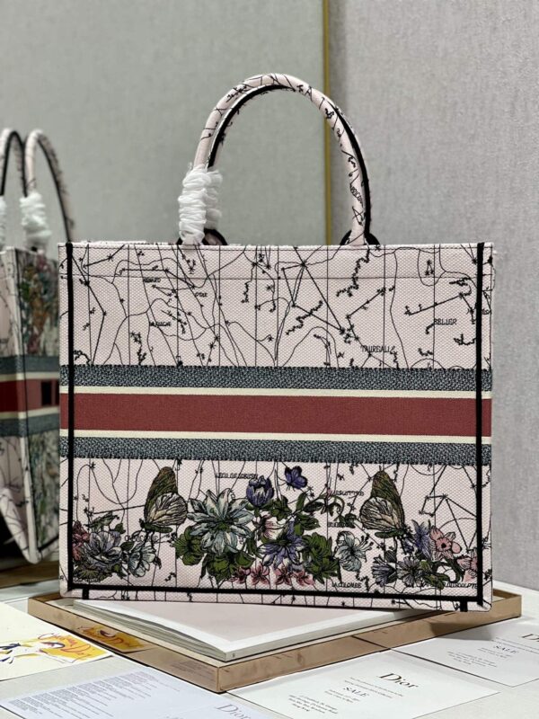 1:1 Replica Christian Dior Large Dior Book Tote Multicolor Dior Constellation Embroidery, Multicolor, For Women Women’s Handbags, Shoulder Bags, 42cm CD