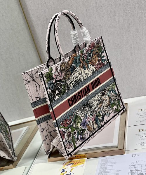 1:1 Replica Christian Dior Large Dior Book Tote Multicolor Dior Constellation Embroidery, Multicolor, For Women Women’s Handbags, Shoulder Bags, 42cm CD