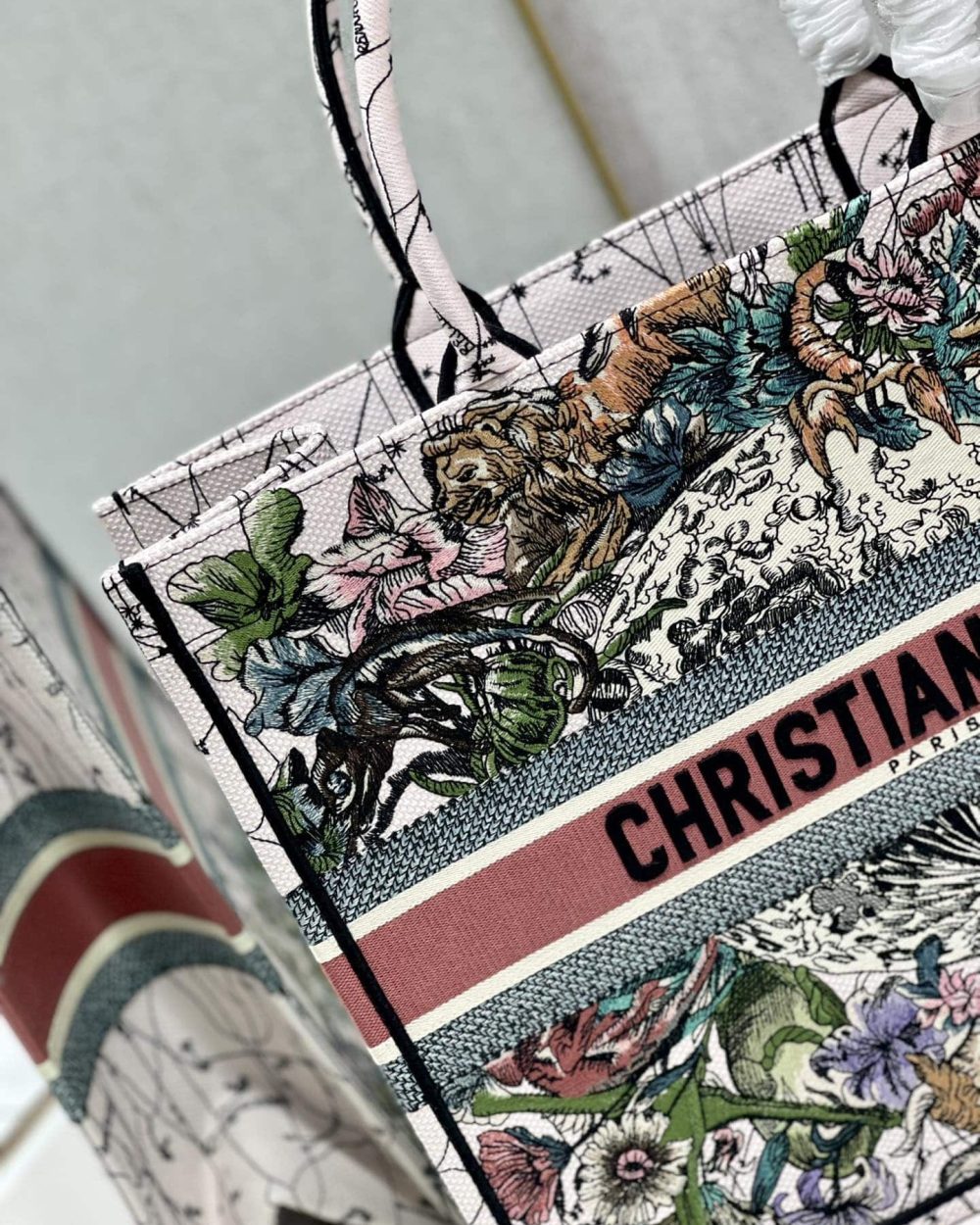 1:1 Replica Christian Dior Large Dior Book Tote Multicolor Dior Constellation Embroidery, Multicolor, For Women Women’s Handbags, Shoulder Bags, 42cm CD
