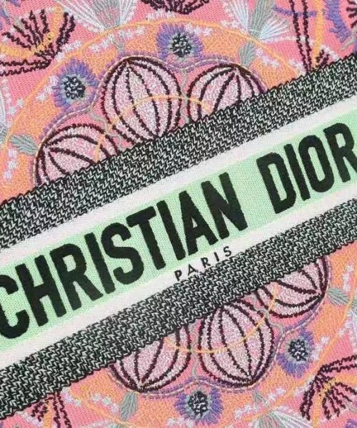1:1 Replica Christian Dior Large Dior Book Tote Multicolor Dior In Lights Embroidery, Pink Multicolor, For Women Women’s Handbags, Shoulder Bags, 42cm CD