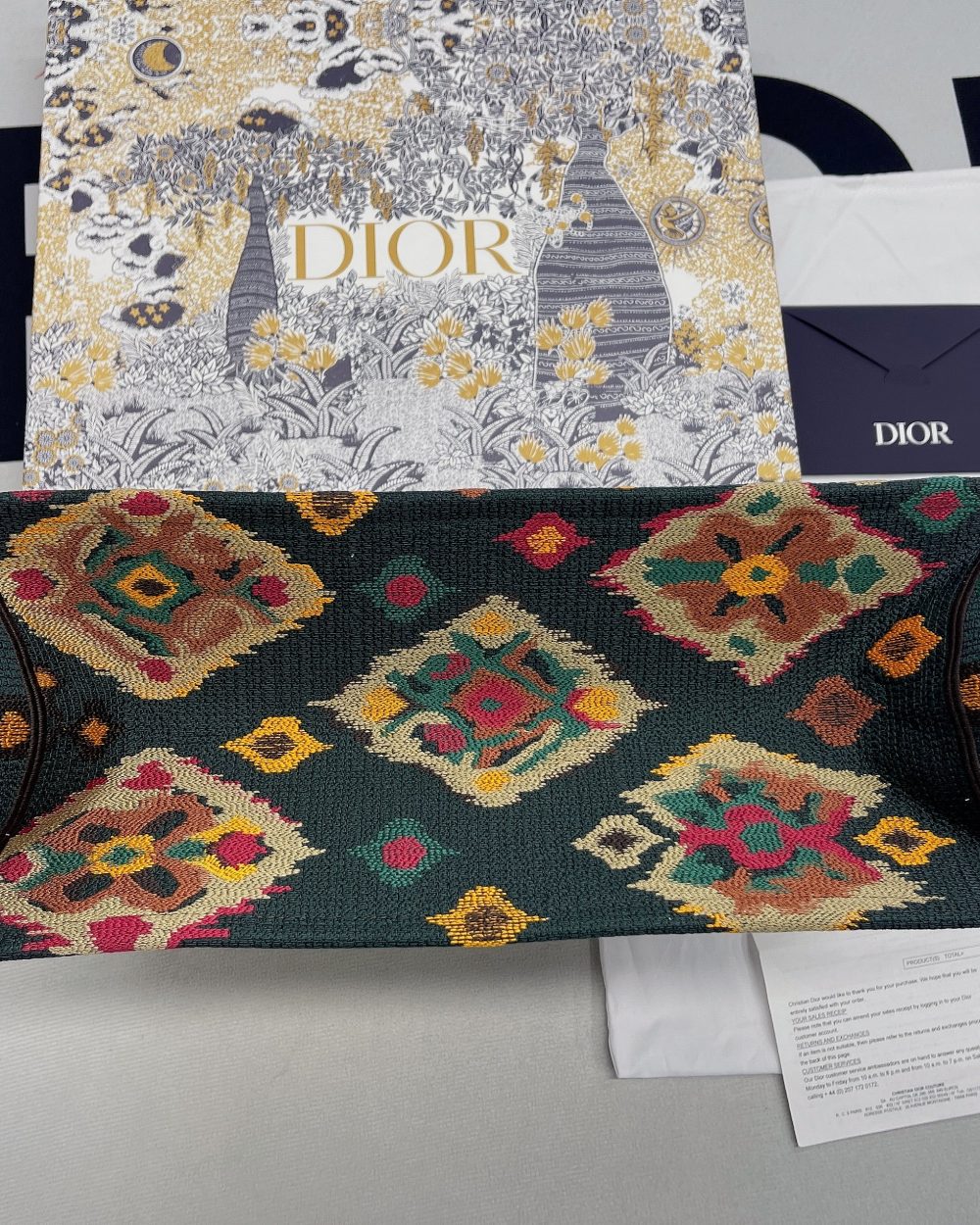 1:1 Replica Christian Dior Large Dior Book Tote Multicolor, For Women, Women’s Handbags 16.5in/42cm CD