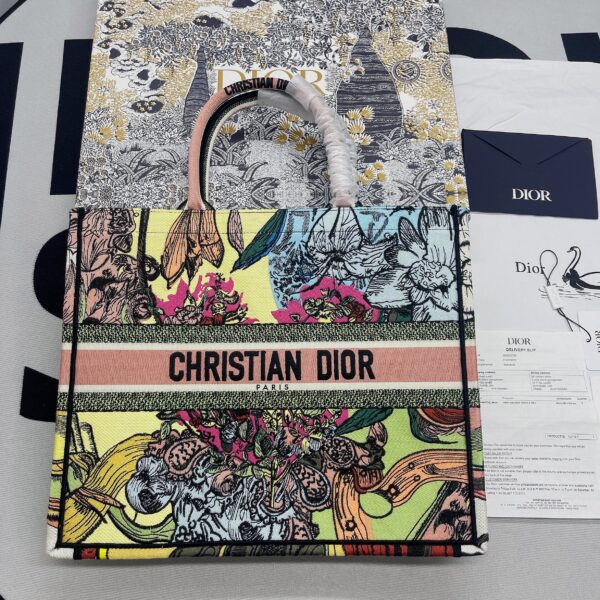1:1 Replica Christian Dior Large Dior Book Tote Multicolor, For Women, Women’s Handbags 16.5in/42cm CD