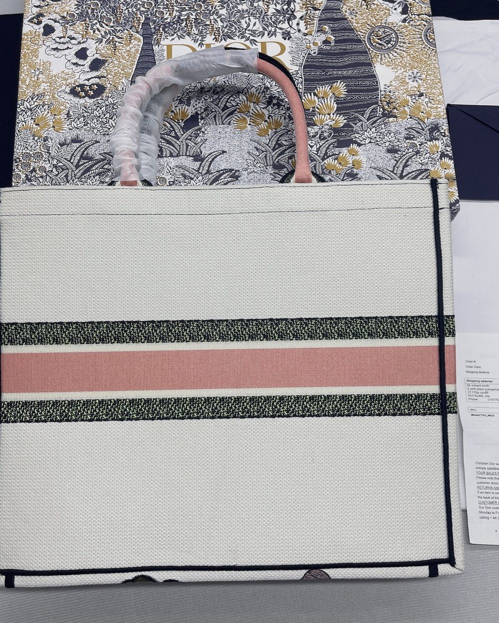 1:1 Replica Christian Dior Large Dior Book Tote Multicolor, For Women, Women’s Handbags 16.5in/42cm CD