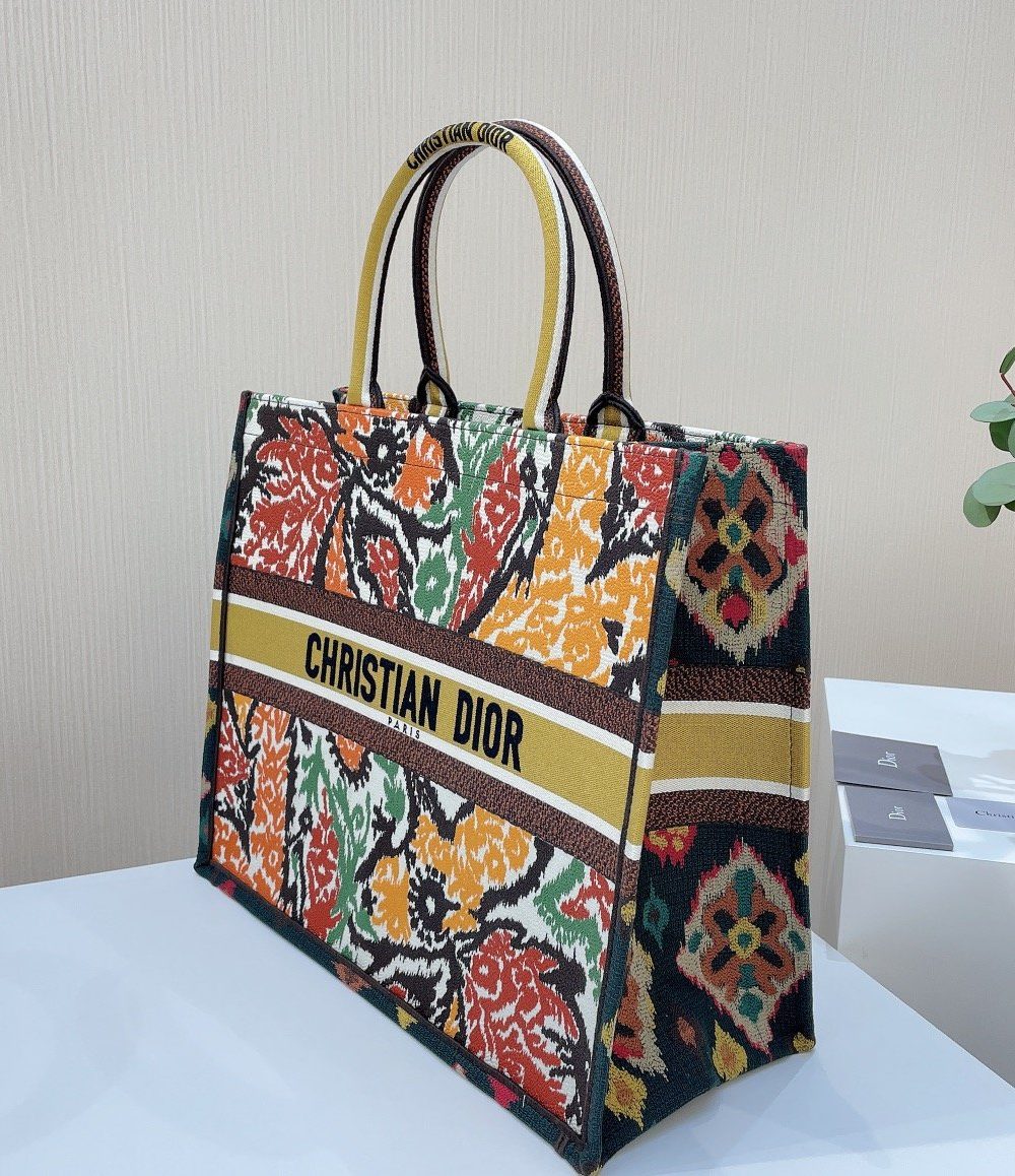 1:1 Replica Christian Dior Large Dior Book Tote Multicolor, For Women, Women’s Handbags 16.5in/42cm CD