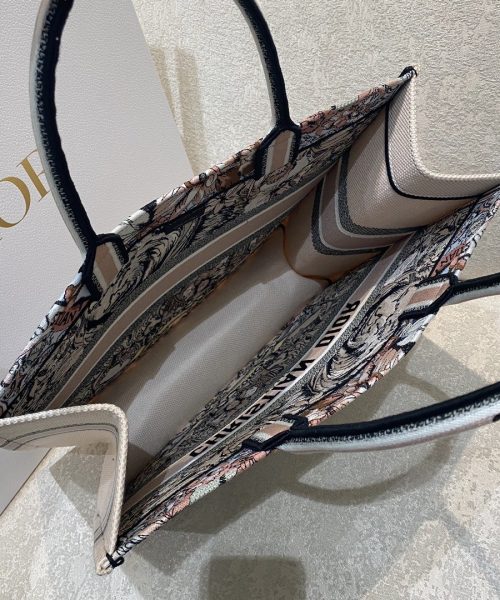 1:1 Replica Christian Dior Large Dior Book Tote Multicolor La Force Embroidery, Multicolor, For Women Women’s Handbags, Shoulder Bags, 42cm CD M1286ZFOR_M884