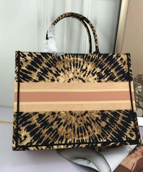 1:1 Replica Christian Dior Large Dior Book Tote Multicolor Tie & Dior Embroidery, Multicolor, For Women Women’s Handbags, Shoulder Bags, 42cm CD M1286ZJAI M884