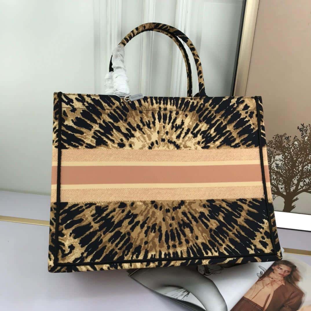 1:1 Replica Christian Dior Large Dior Book Tote Multicolor Tie & Dior Embroidery, Multicolor, For Women Women’s Handbags, Shoulder Bags, 42cm CD M1286ZJAI M884 - Image 2