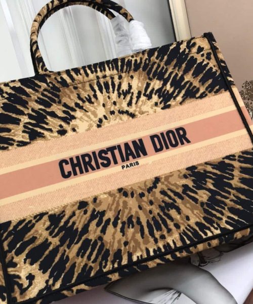 1:1 Replica Christian Dior Large Dior Book Tote Multicolor Tie & Dior Embroidery, Multicolor, For Women Women’s Handbags, Shoulder Bags, 42cm CD M1286ZJAI M884
