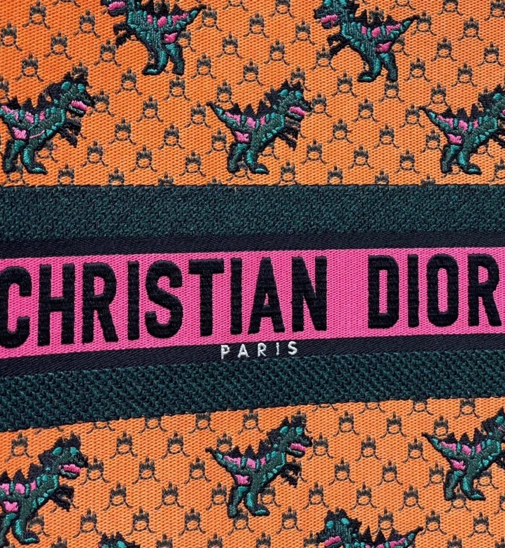 1:1 Replica Christian Dior Large Dior Book Tote Orange Multicolor, For Women, Women’s Handbags 16.5in/42cm CD