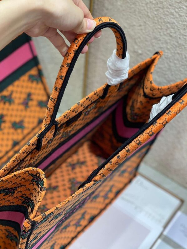 1:1 Replica Christian Dior Large Dior Book Tote Orange Multicolor, For Women, Women’s Handbags 16.5in/42cm CD