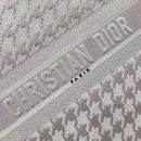 1:1 Replica Christian Dior Large Dior Book Tote Pale Pink Houndstooth Embroidery, Pink, For Women Women’s Handbags, Shoulder Bags, 42cm CD
