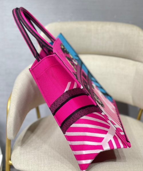 1:1 Replica Christian Dior Large Dior Book Tote Pink And Blue, For Women, Women’s Handbags 16.5in/42cm CD