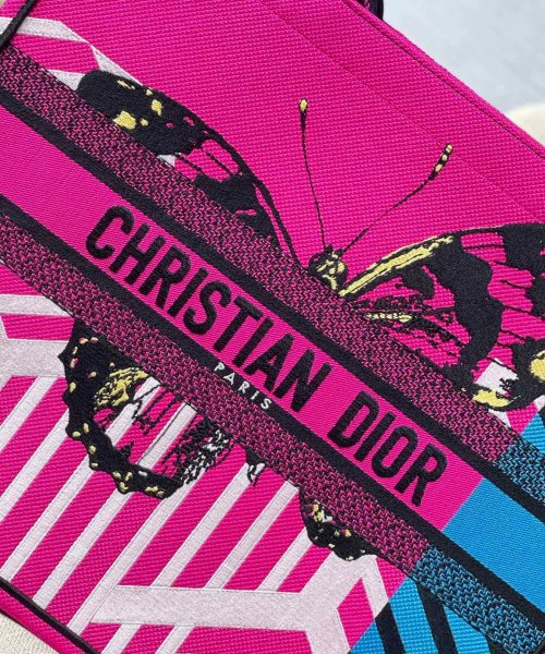 1:1 Replica Christian Dior Large Dior Book Tote Pink And Blue, For Women, Women’s Handbags 16.5in/42cm CD