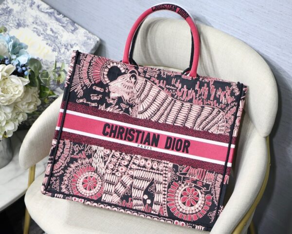 1:1 Replica Christian Dior Large Dior Book Tote Pink Multicolor, For Women, Women’s Handbags 16.5in/42cm CD