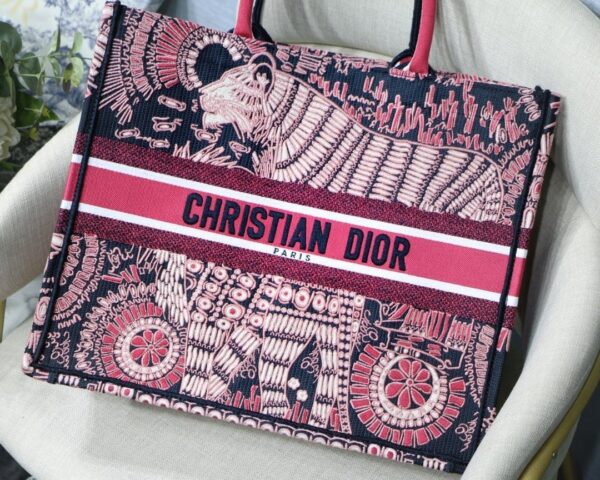 1:1 Replica Christian Dior Large Dior Book Tote Pink Multicolor, For Women, Women’s Handbags 16.5in/42cm CD