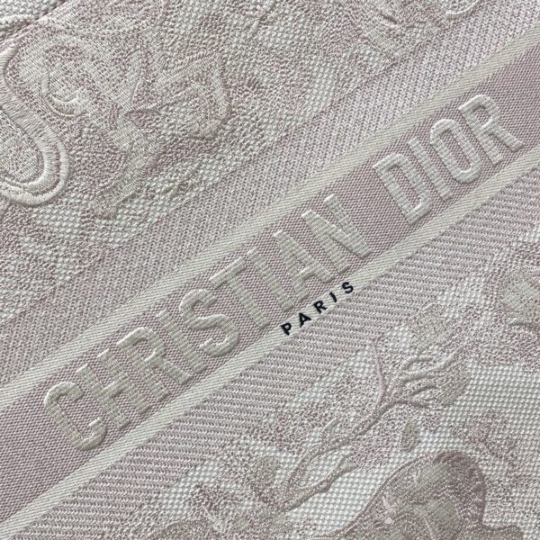 1:1 Replica Christian Dior Large Dior Book Tote Pink Toile de Jouy Embroidery, Light Pink, For Women Women’s Handbags, 42cm CD M1286ZTDT_M956