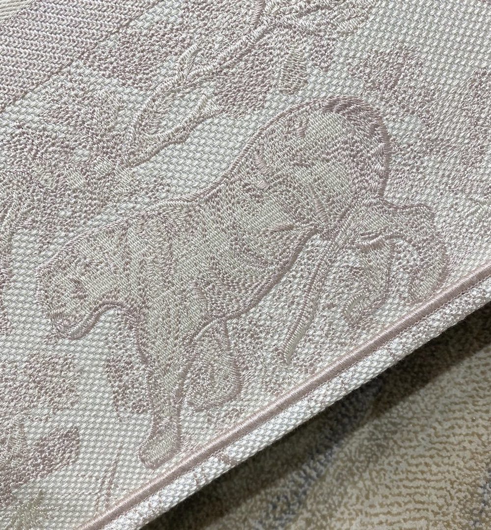 1:1 Replica Christian Dior Large Dior Book Tote Pink Toile de Jouy Embroidery, Light Pink, For Women Women’s Handbags, 42cm CD M1286ZTDT_M956