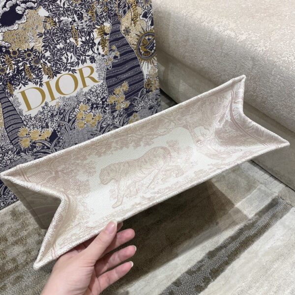 1:1 Replica Christian Dior Large Dior Book Tote Pink Toile de Jouy Embroidery, Light Pink, For Women Women’s Handbags, 42cm CD M1286ZTDT_M956
