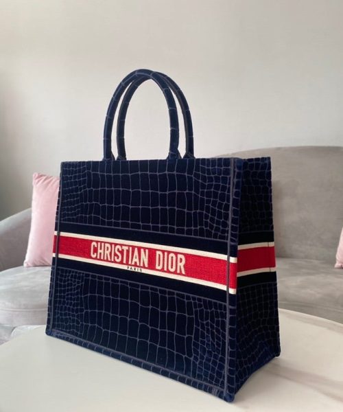 1:1 Replica Christian Dior Large Dior Book Tote Red Blue, For Women, Women’s Handbags 16.5in/42cm CD