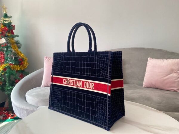 1:1 Replica Christian Dior Large Dior Book Tote Red Blue, For Women, Women’s Handbags 16.5in/42cm CD