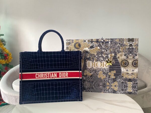 1:1 Replica Christian Dior Large Dior Book Tote Red Blue, For Women, Women’s Handbags 16.5in/42cm CD
