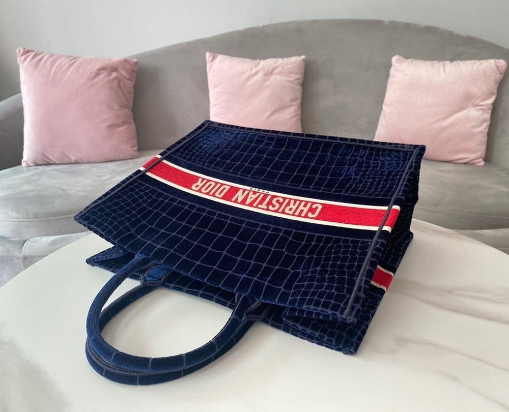 1:1 Replica Christian Dior Large Dior Book Tote Red Blue, For Women, Women’s Handbags 16.5in/42cm CD