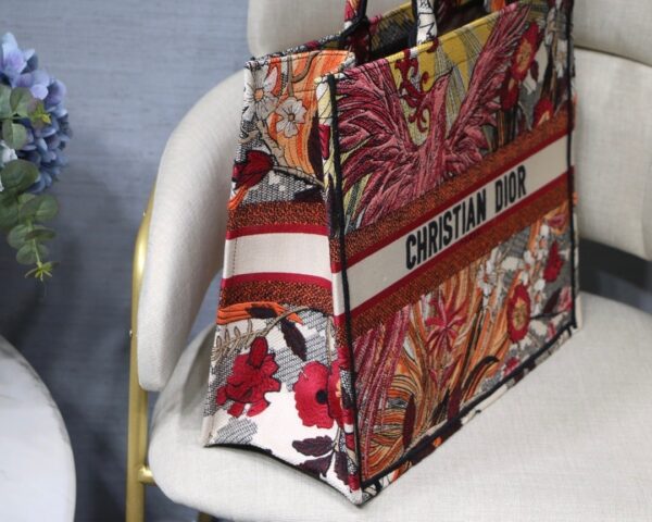 1:1 Replica Christian Dior Large Dior Book Tote Red Multicolor, For Women, Women’s Handbags 16.5in/42cm CD