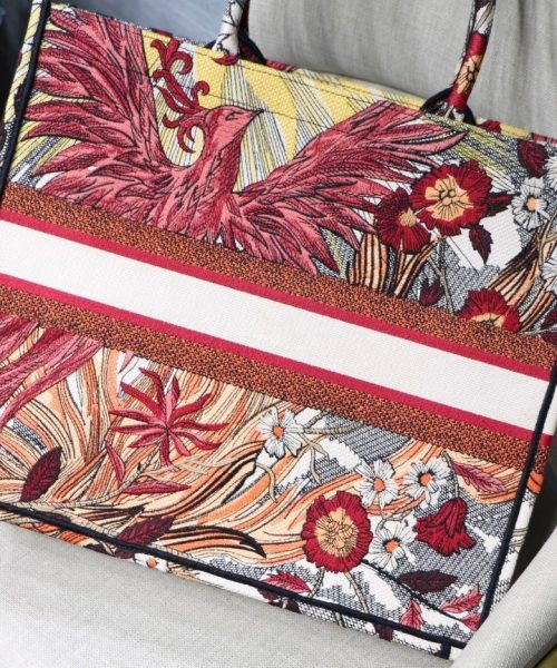 1:1 Replica Christian Dior Large Dior Book Tote Red Multicolor, For Women, Women’s Handbags 16.5in/42cm CD