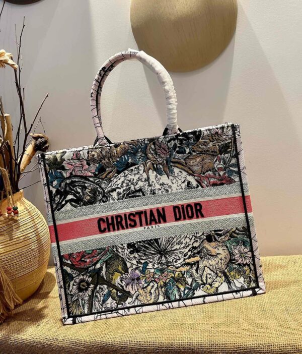 1:1 Replica Christian Dior Large Dior Book Tote Red Multicolor, For Women, Women’s Handbags 16.5in/42cm CD