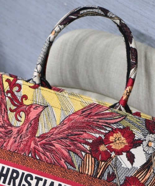 1:1 Replica Christian Dior Large Dior Book Tote Red Multicolor, For Women, Women’s Handbags 16.5in/42cm CD