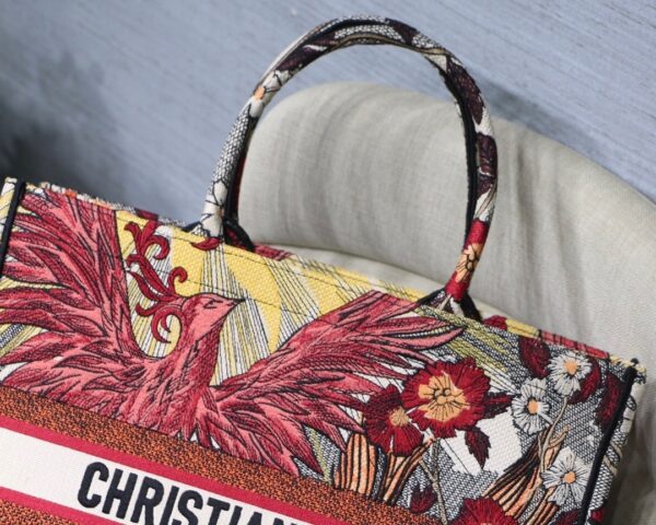 1:1 Replica Christian Dior Large Dior Book Tote Red Multicolor, For Women, Women’s Handbags 16.5in/42cm CD