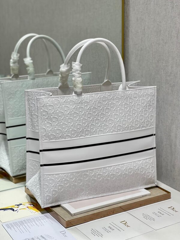 1:1 Replica Christian Dior Large Dior Book Tote White, For Women, Women’s Handbags 16.5in/42cm CD