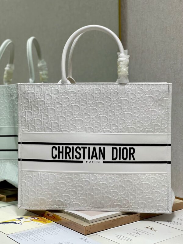 1:1 Replica Christian Dior Large Dior Book Tote White, For Women, Women’s Handbags 16.5in/42cm CD