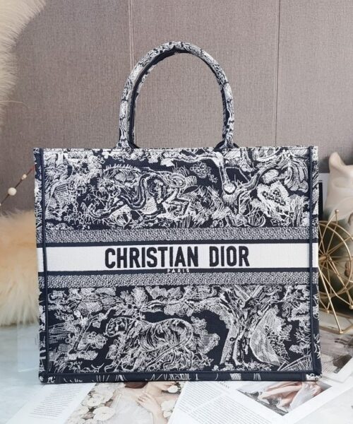1:1 Replica Christian Dior Large Dior Book Tote White, For Women, Women’s Handbags 16.5in/42cm CD