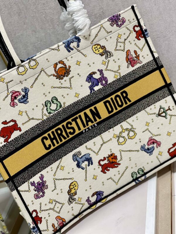 1:1 Replica Christian Dior Large Dior Book Tote White, For Women, Women’s Handbags 16.5in/42cm CD M1286ZRTY_M941