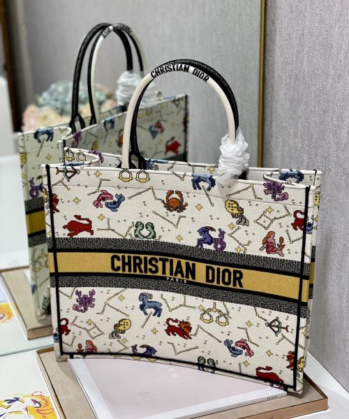 1:1 Replica Christian Dior Large Dior Book Tote White, For Women, Women’s Handbags 16.5in/42cm CD M1286ZRTY_M941